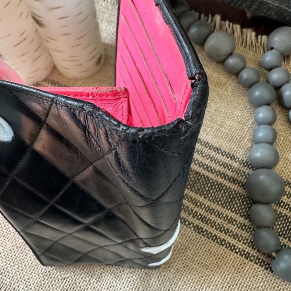 “CHANNEL” 💯 Authentic Combon line Lambskin long bifold wallet - Picture 8 of 16